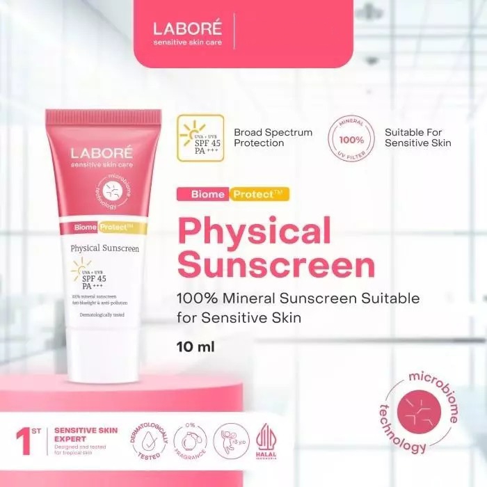 Labore Biome Protect Physical Sunscreen SPF50+ PA++++ 10ml
