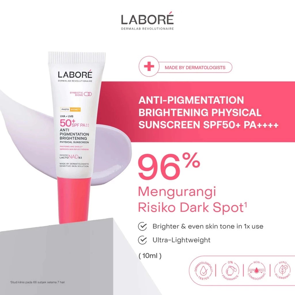 Labore Anti-Pigmentation Brightening Sunscreen SPF50+ PA++++ 10ml