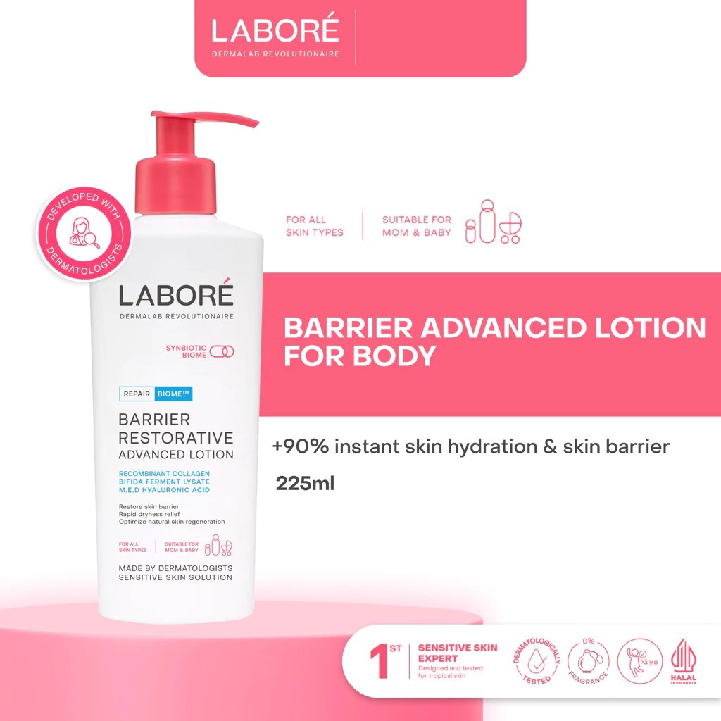 Labore Repair Biome Barrier Restorative Advance Lotion 225ml