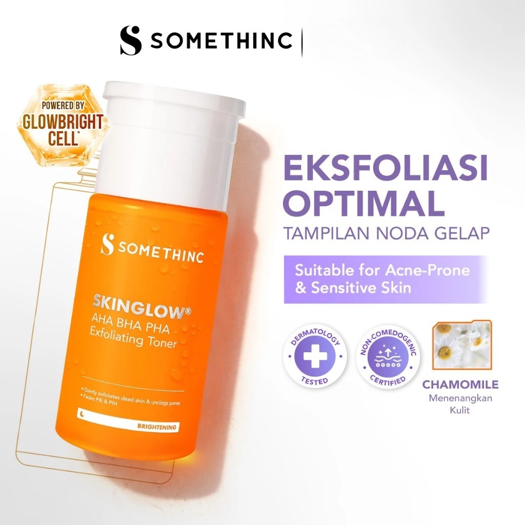 Somethinc Skinglow Bright Radiance AHA BHA PHA Exfoliating Toner 100ml
