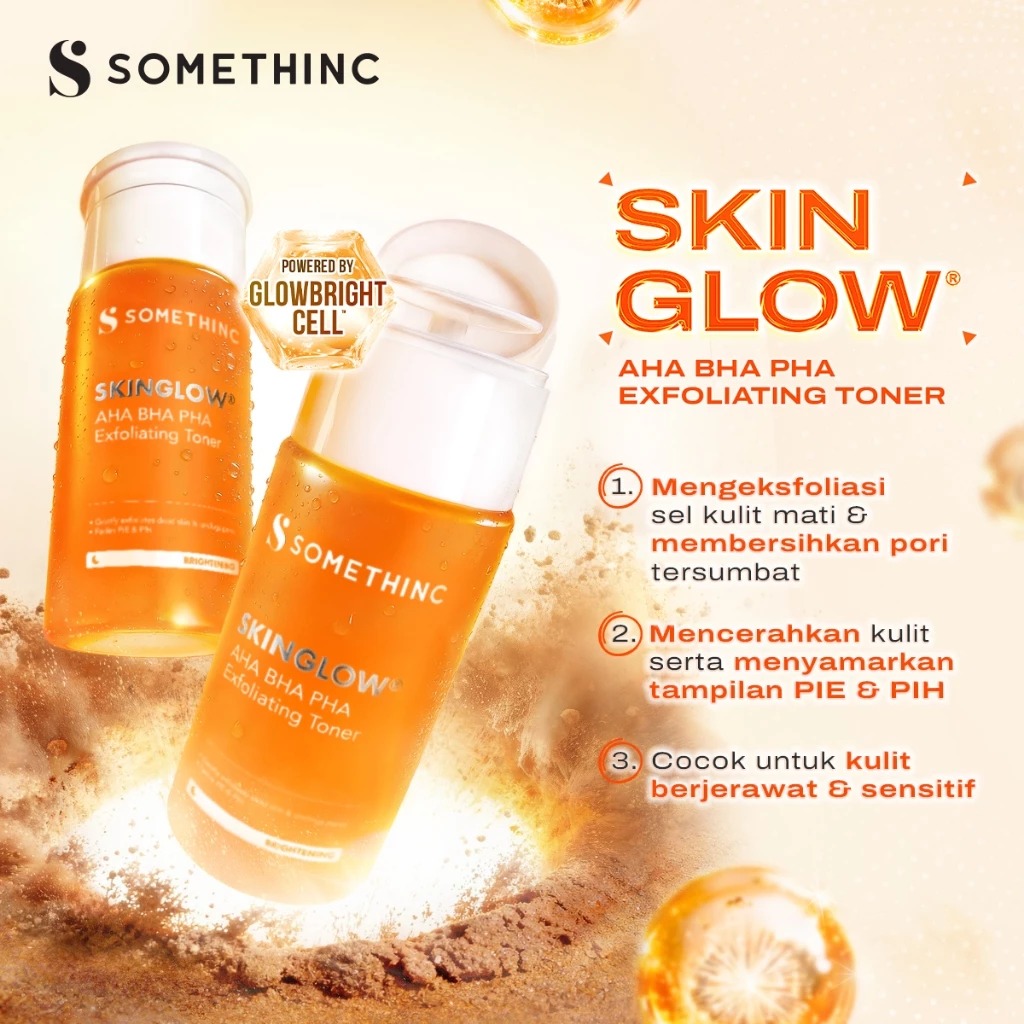 Somethinc Skinglow Bright Radiance AHA BHA PHA Exfoliating Toner 100ml