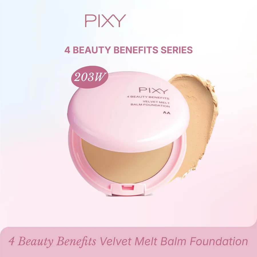 Pixy 4 Beauty Benefits Velvet Melt Balm Foundation 8gr - 203W Butter