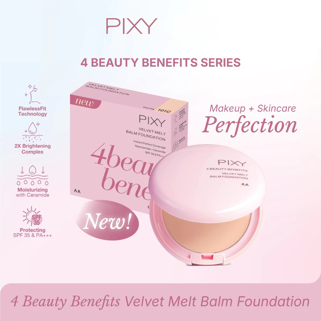 Pixy 4 Beauty Benefits Velvet Melt Balm Foundation 8gr - 203W Butter