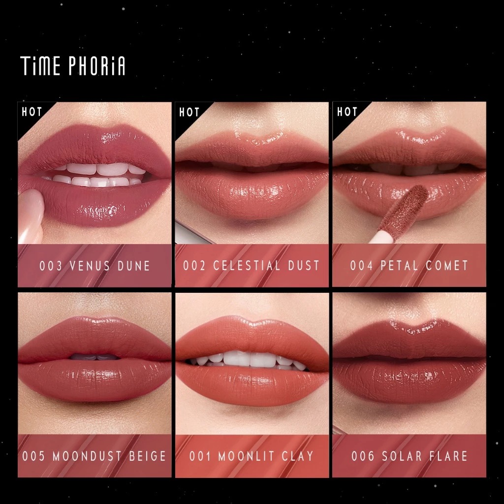 Time Phoria Spectra Ultra Stay-Color Lip Vinyl 5gr - 001 Moonlit Clay