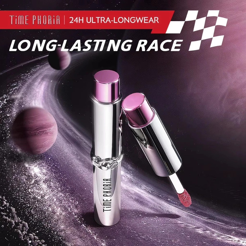 Time Phoria Spectra Ultra Stay-Color Lip Vinyl 5gr - 004 Petal Comet