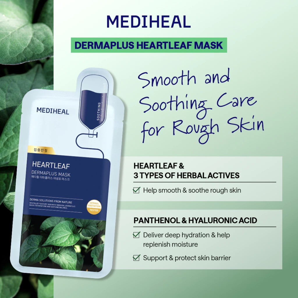 Mediheal Dermaplus Mask 22ml - Heartleaf