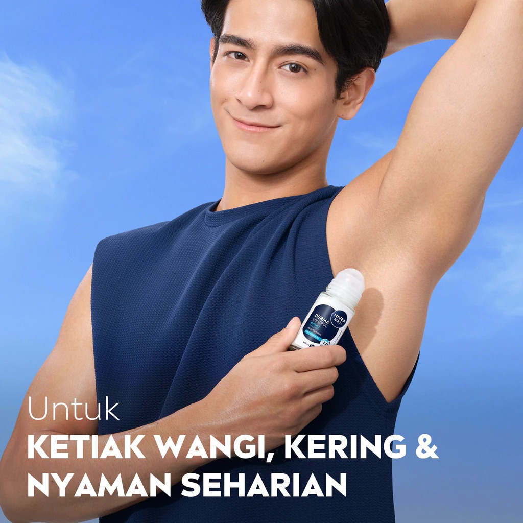 Nivea Deodorant Roll On Derma Series 50ml - Defend MEN (Pro-Vitamin B5)