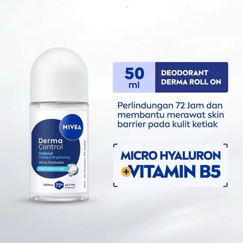 Nivea Deodorant Roll On Derma Series 50ml - Defend (Vitamin B5)