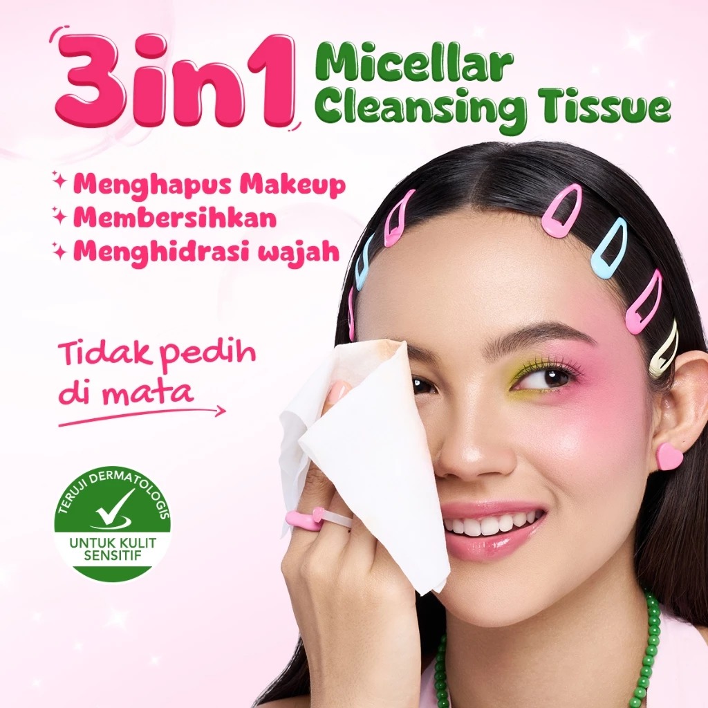 The Originote Micellar Cleansing Tissue 10pcs - Hyaluronic Acid Rose Oil