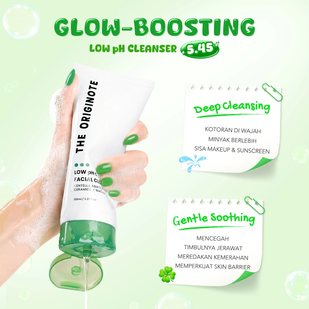 The Originote Facial Cleanser 70ml - Low pH Cicamide