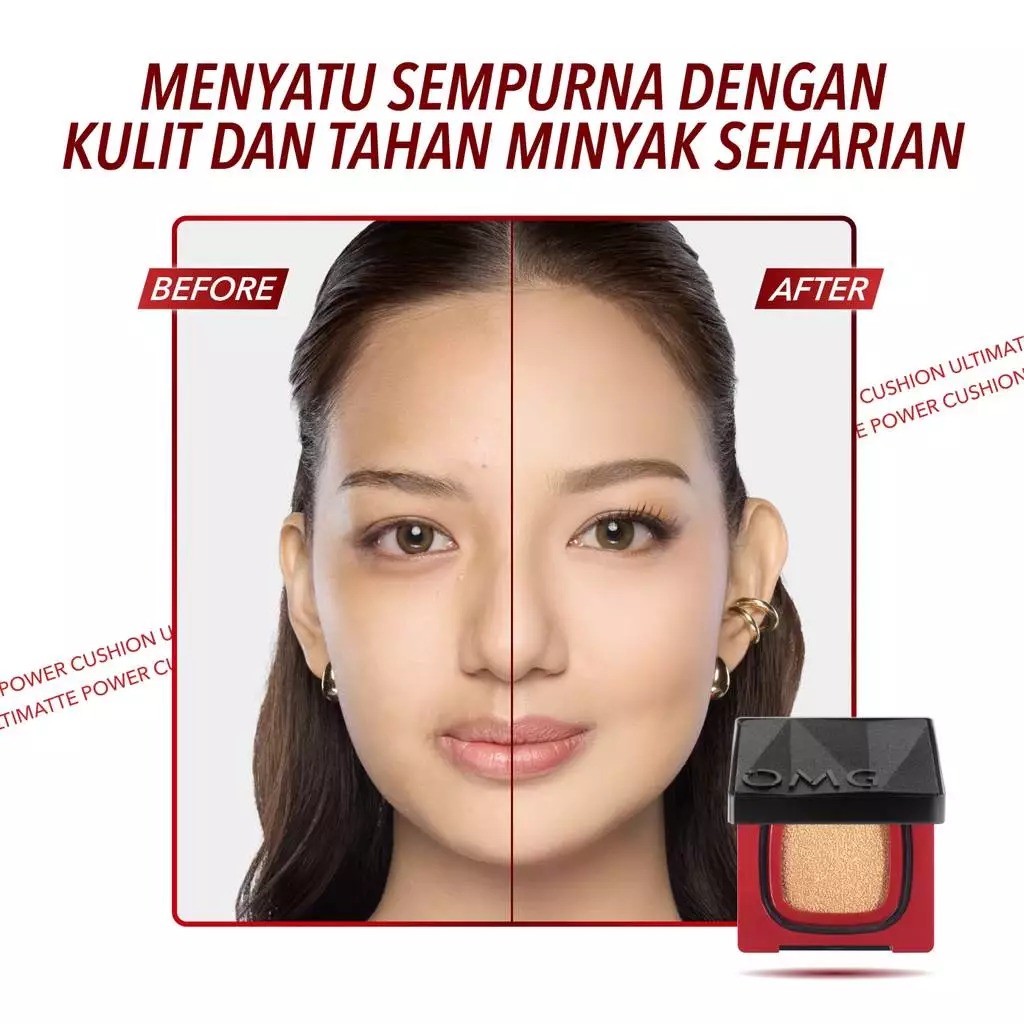 Oh My Glam Ultimatte Power Cushion 11gr - 21W Light (OMG)