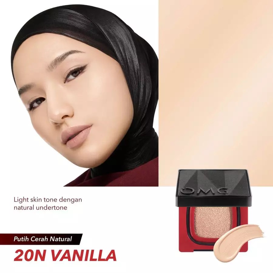 Oh My Glam Ultimatte Power Cushion 11gr - 20N Vanilla (OMG)