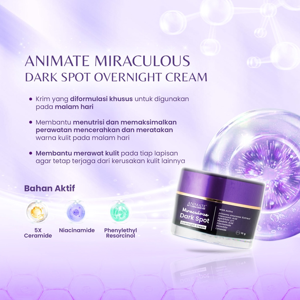 Paket Animate Miraculous Dark Spot Series 5in1 (Ungu) Paket Animate Miraculous Dark Spot Series 5in1 (Ungu)