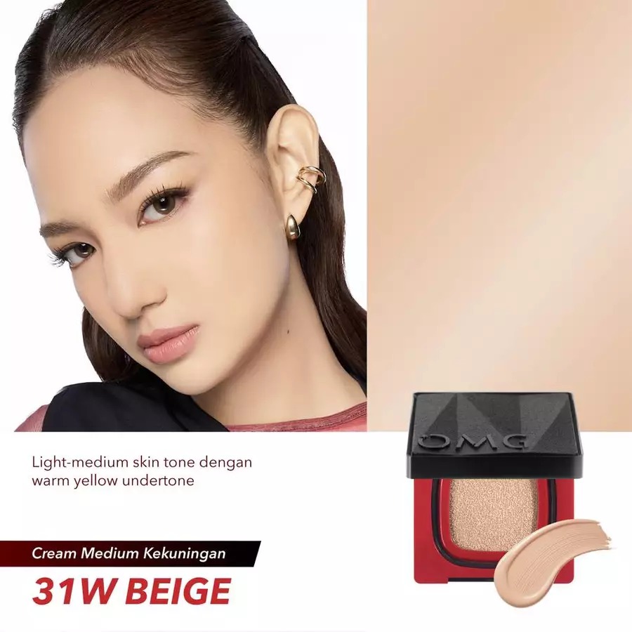Oh My Glam Ultimatte Power Cushion 11gr - 31W Beige (OMG)
