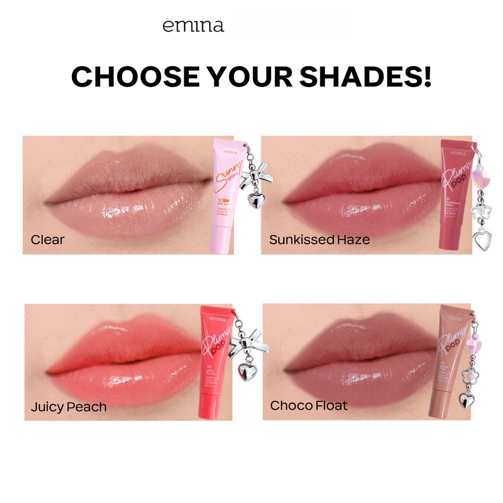 Emina Plumpy Pop Lip Serum SPF50 PA++++ 7gr - 03 Choco Float