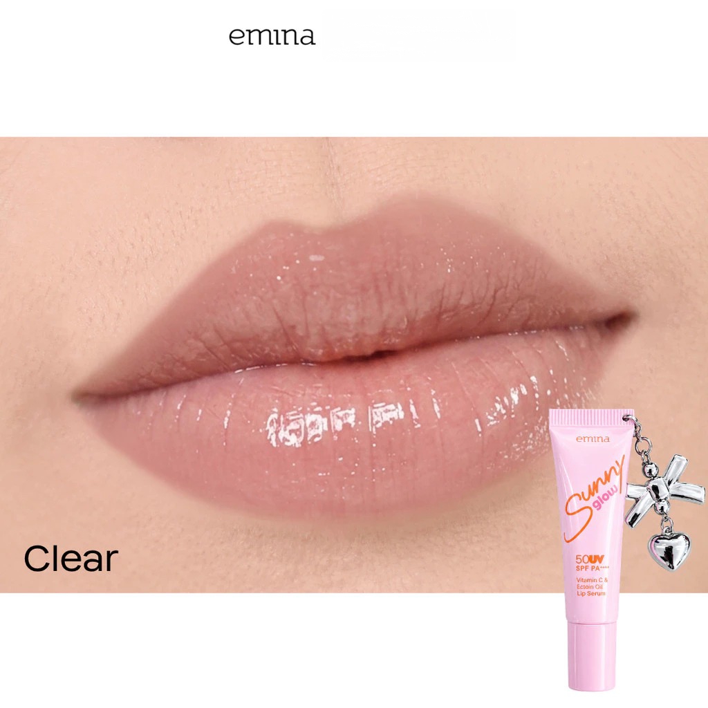 Emina Sunny Glow Lip Serum SPF50 PA++++ 7gr - Clear