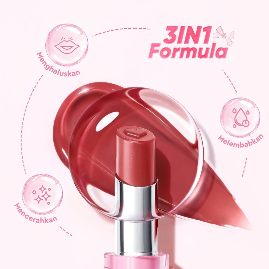 Glad 2 Glow Glowy Tint Lip Balm 3g - 02 Cherry Fizz