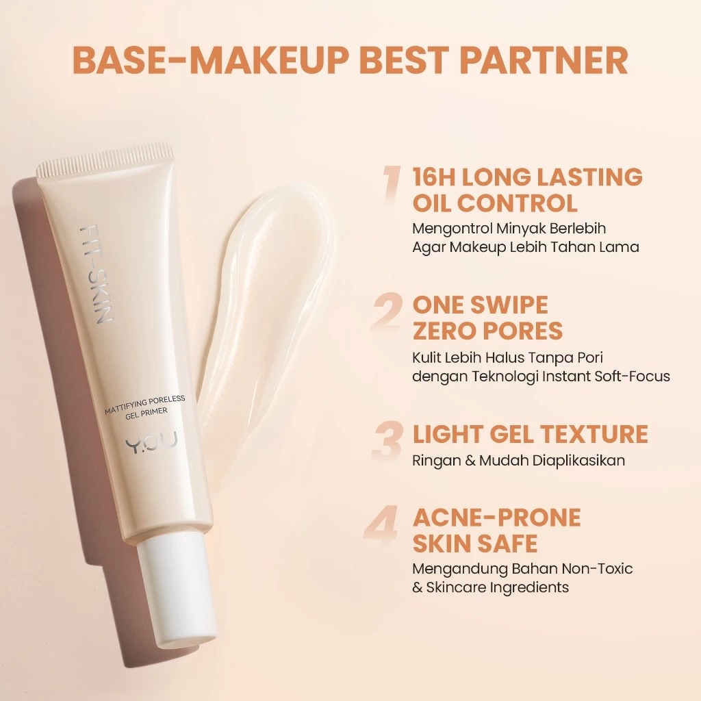 YOU Fit-Skin Mattifying Poreless Gel Primer 20ml
