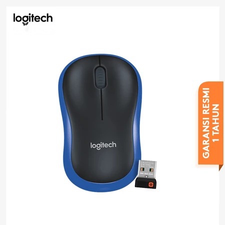 LOGITECH M185 Mouse Wireless - Blue