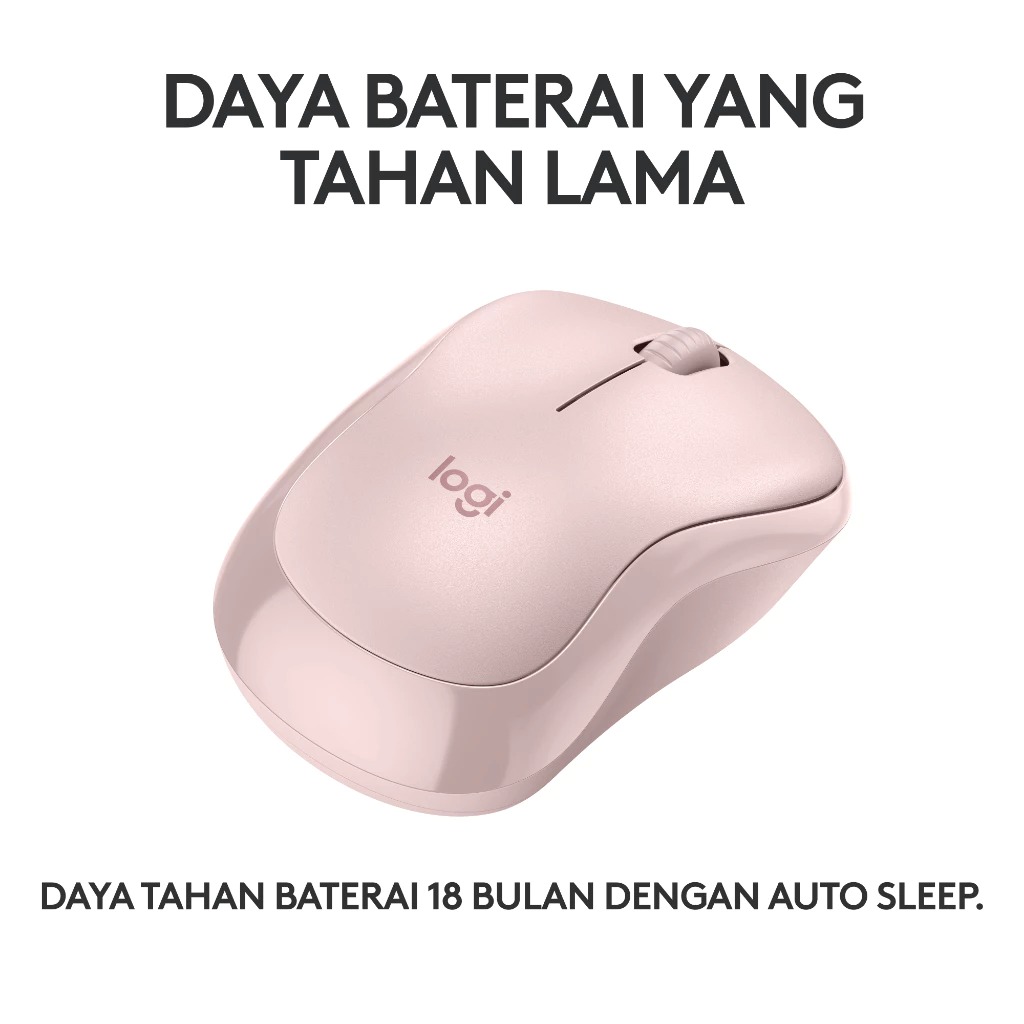 LOGITECH M240 Silent Mouse Wireless - White