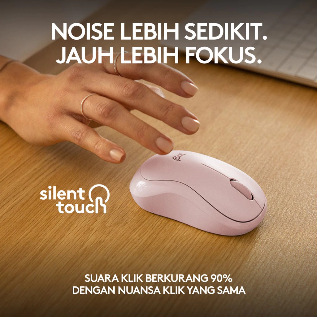 LOGITECH M240 Silent Mouse Wireless - White