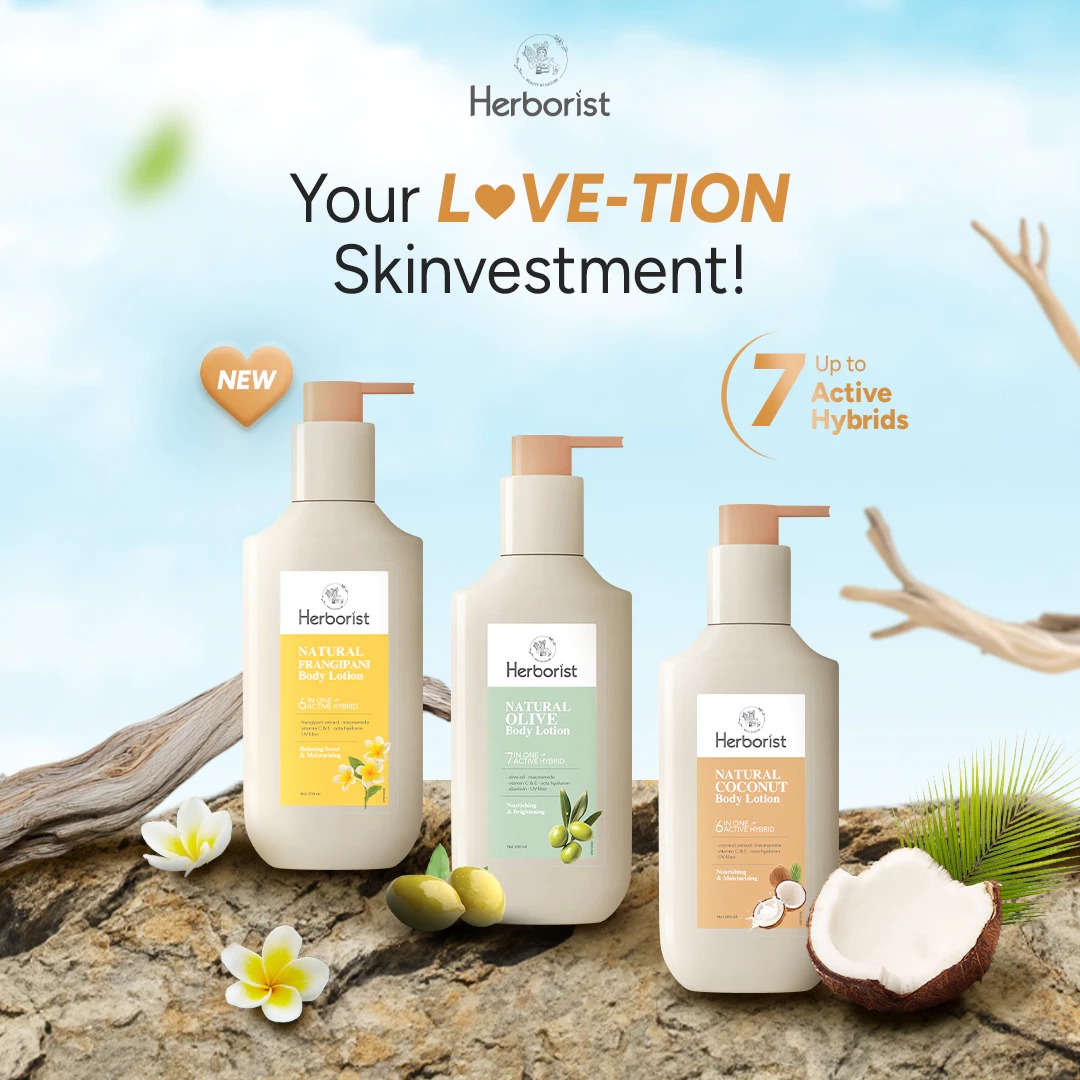 Herborist Body Lotion 200ml - Natural Olive