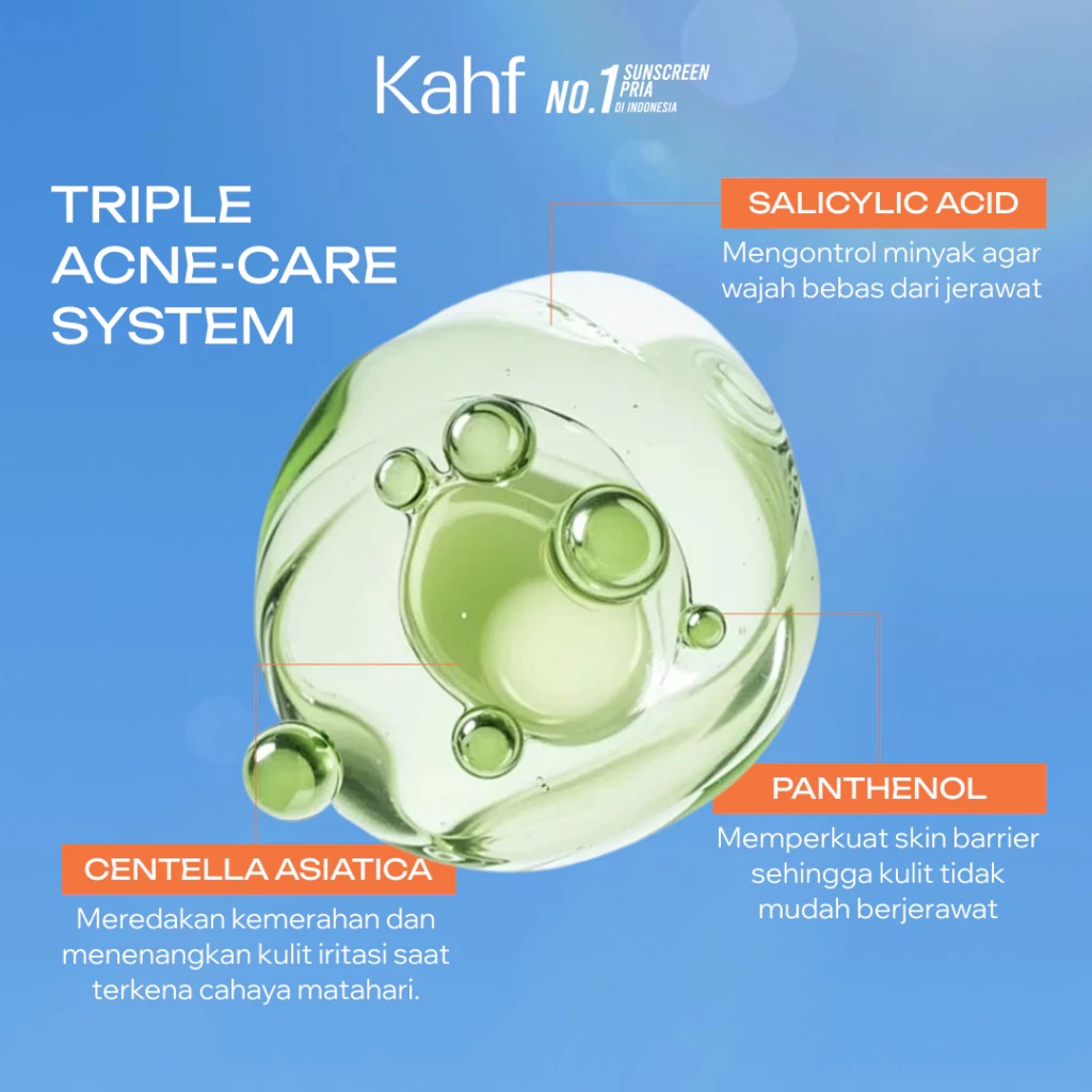 Kahf Acne Calming Sunscreen Serum SPF50 PA++++ 40ml