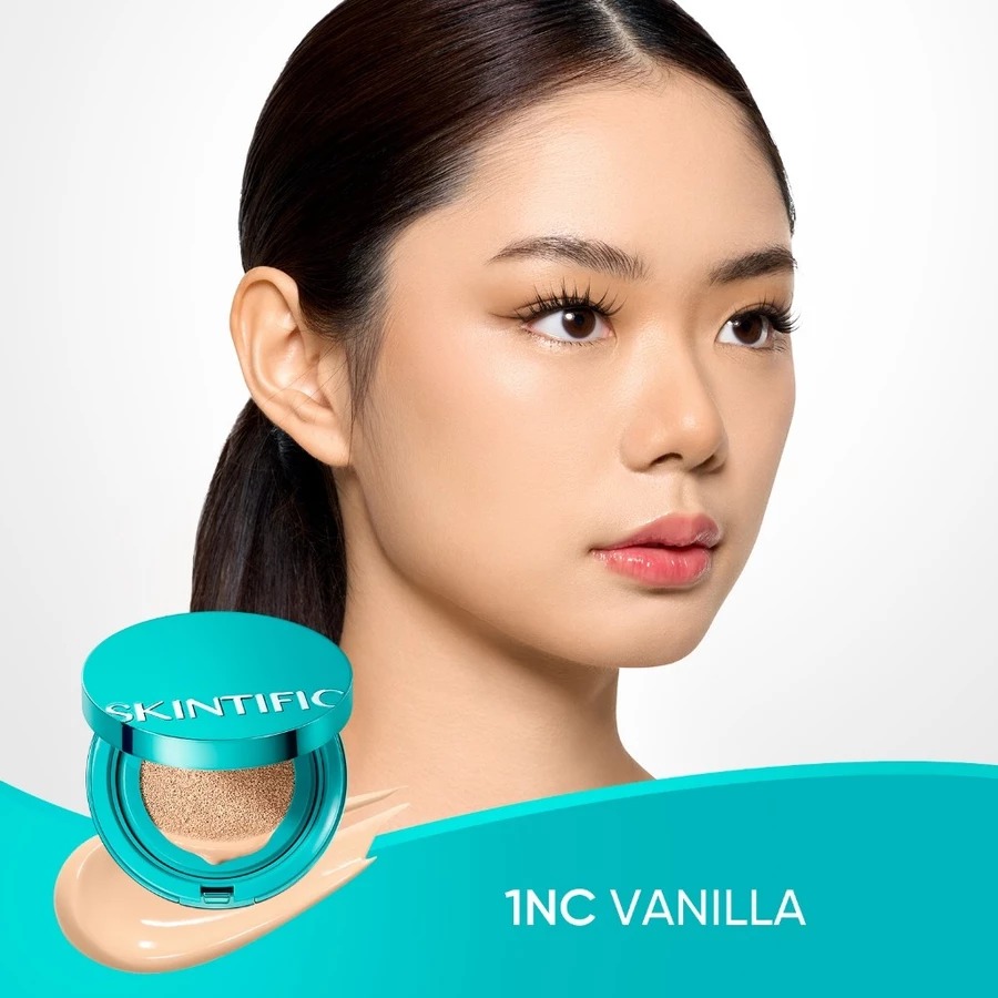 Skintific Perfect Stay Serum Matte Cushion 11gr - 1NC Vanilla