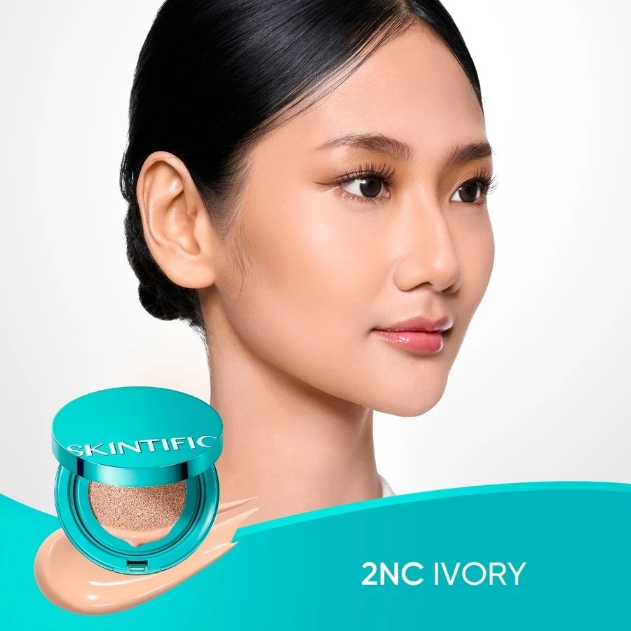 Skintific Perfect Stay Serum Matte Cushion 11gr - 2NC Ivory