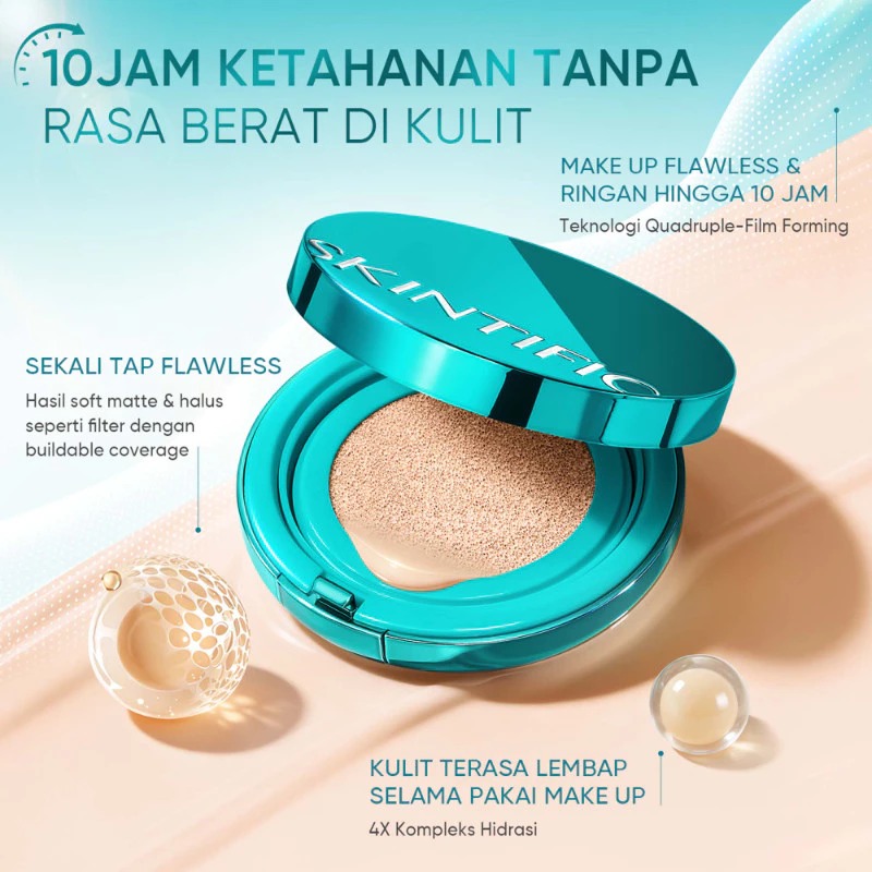 Skintific Perfect Stay Serum Matte Cushion 11gr - 3NC Petal