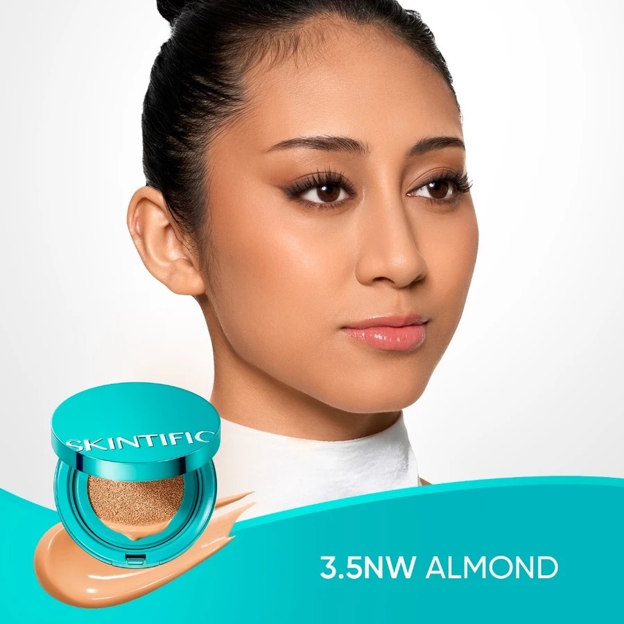 Skintific Perfect Stay Serum Matte Cushion 11gr - 3.5NW Almond