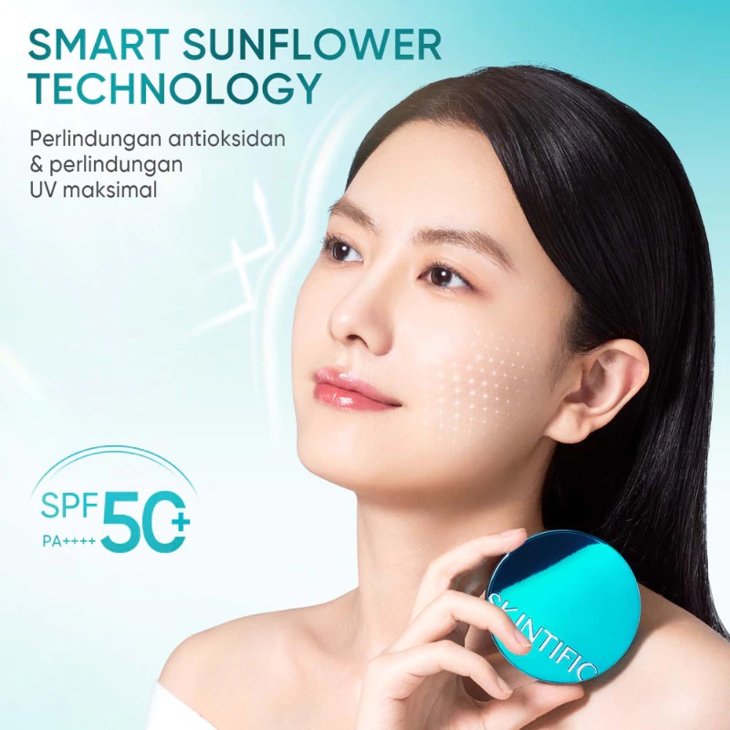 Skintific Perfect Stay Serum Matte Cushion 11gr - 3.5NW Almond