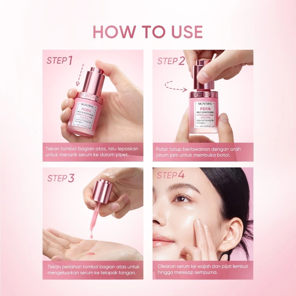 Skintific PDRN Bright & Smooth Serum 20ml