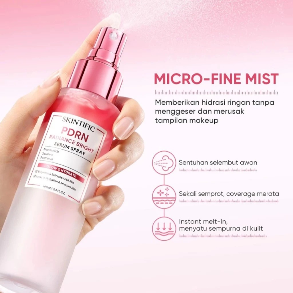 Skintific PDRN Radiance Bright Serum Spray 100ml