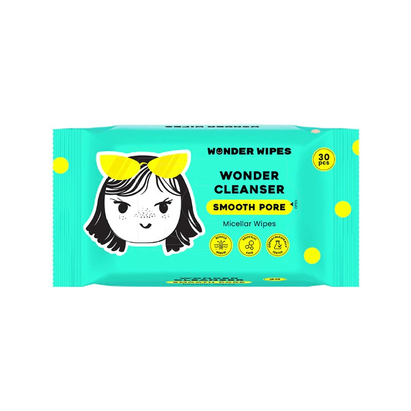 Wonder Wipes - Wonder Cleanser Smooth Pore Micellar Wipes 30pcs