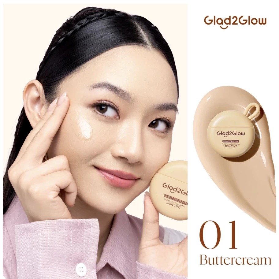 Glad 2 Glow Flawless Blurring Skin Tint 15gr - 01 Buttercream