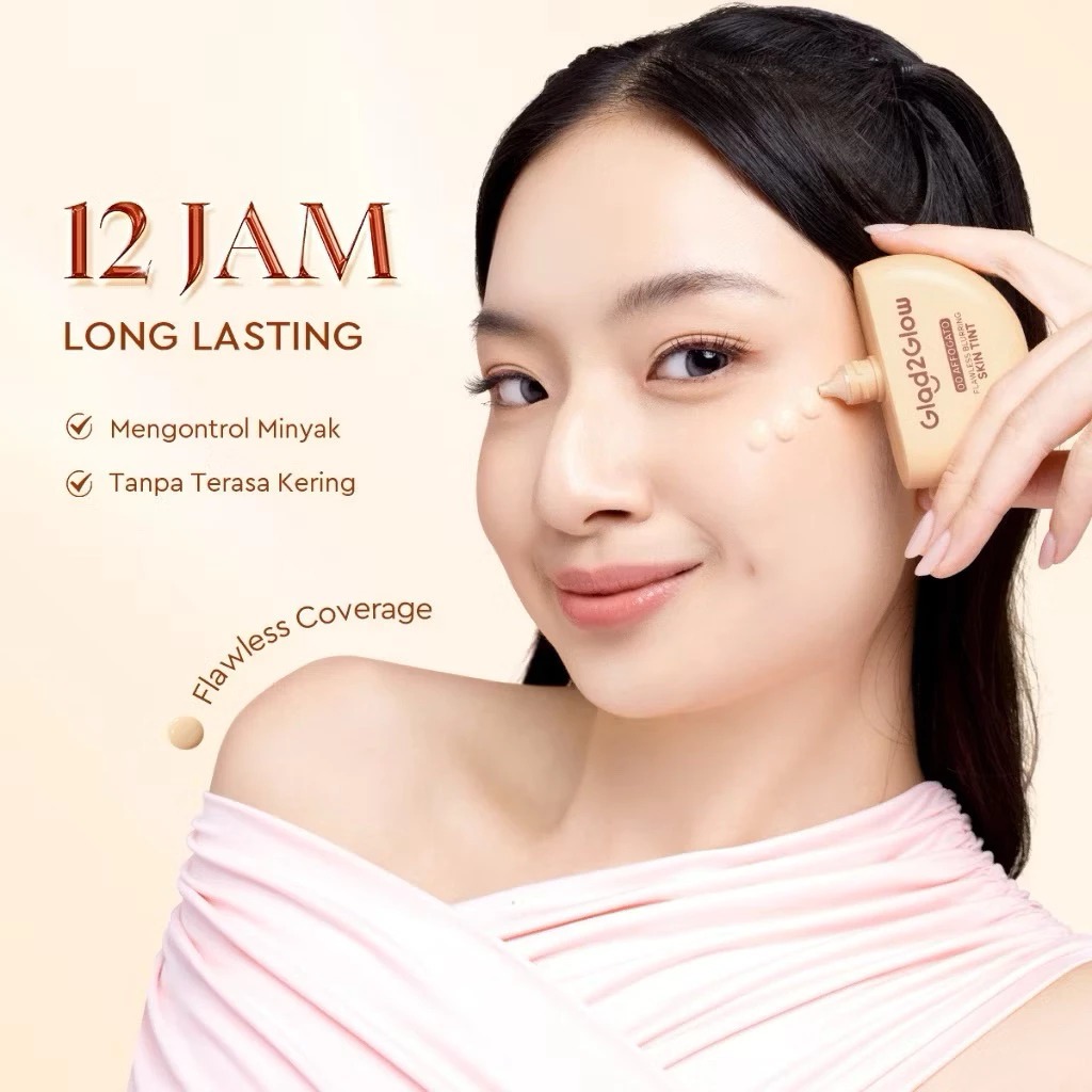 Glad 2 Glow Flawless Blurring Skin Tint 15gr - 03 Custard