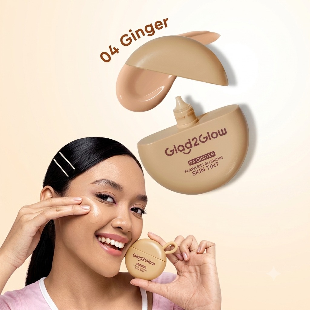 Glad 2 Glow Flawless Blurring Skin Tint 15gr - 04 Ginger Glad 2 Glow Flawless Blurring Skin Tint 15gr - 04 Ginger