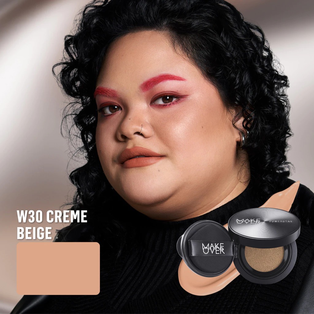 Make Over Powerstay Sync Matte Cushion 24H Strongwear 12gr - W30 Creme Beige