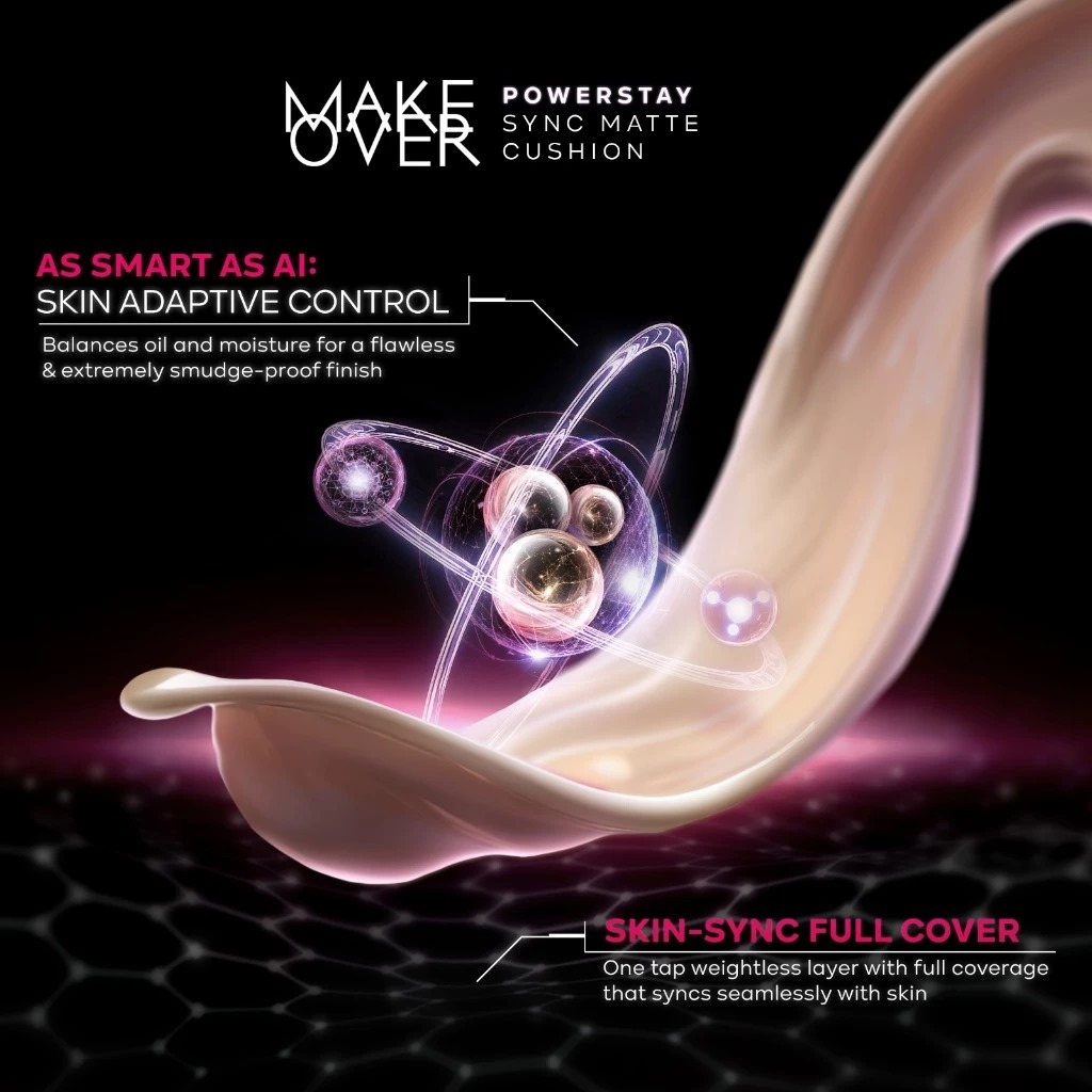 Make Over Powerstay Sync Matte Cushion 24H Strongwear 12gr - W32 Warm Beige