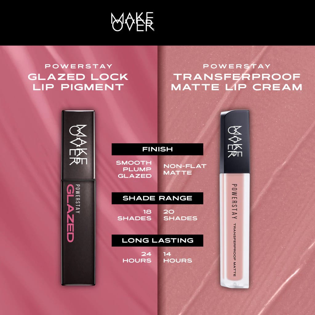 Make Over Powerstay Transferproof Matte Lip Cream - B06 Powerful