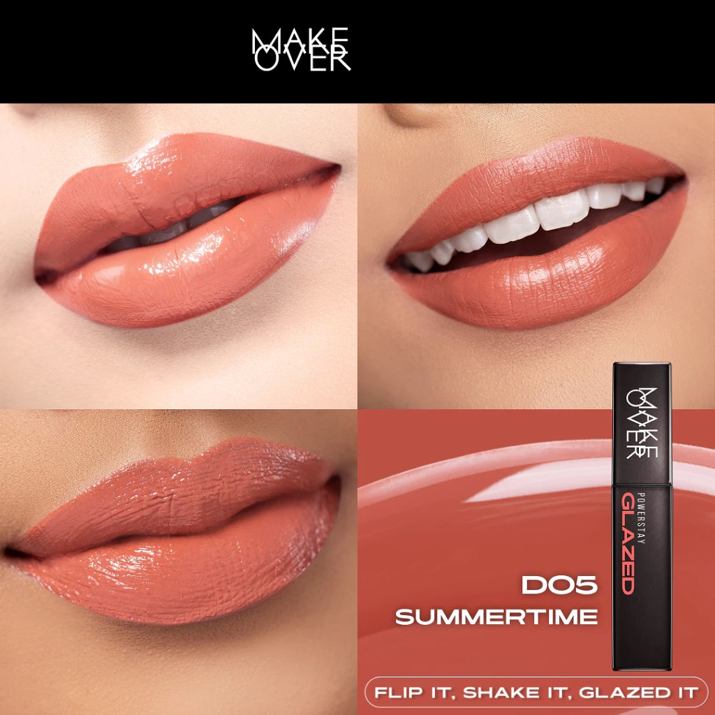Make Over Powerstay Glazed Lock Lip Pigment 3gr - D05 Summertime