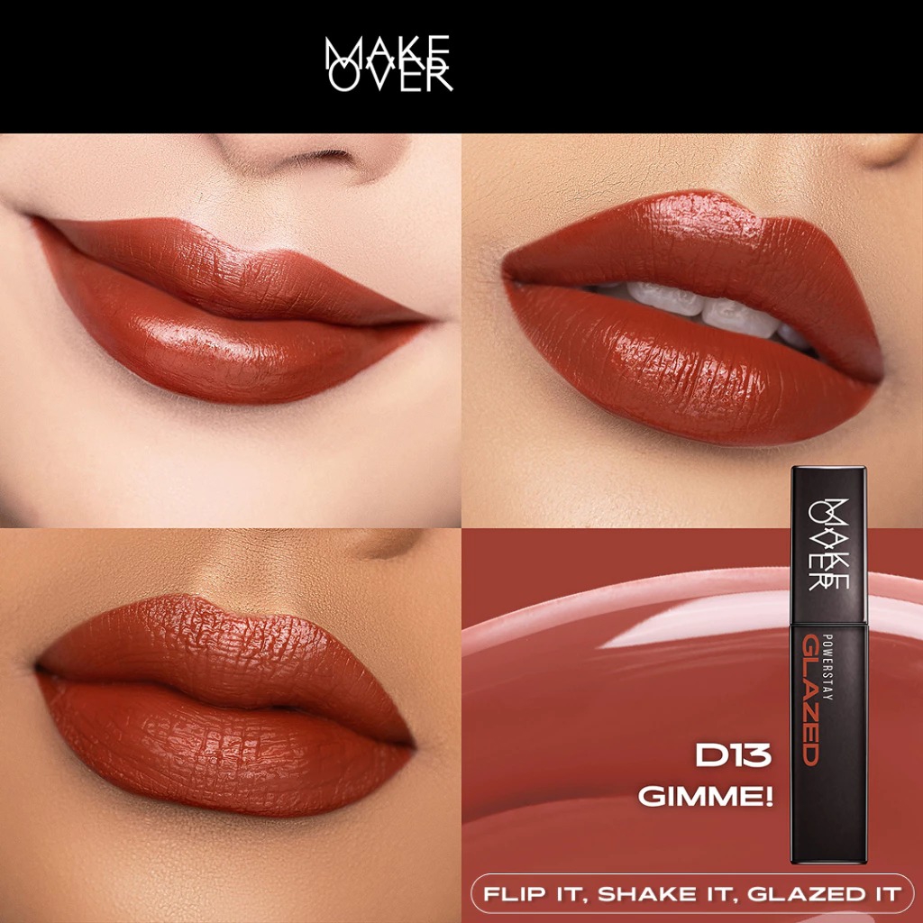 Make Over Powerstay Glazed Lock Lip Pigment 3gr - D13 Gimme!
