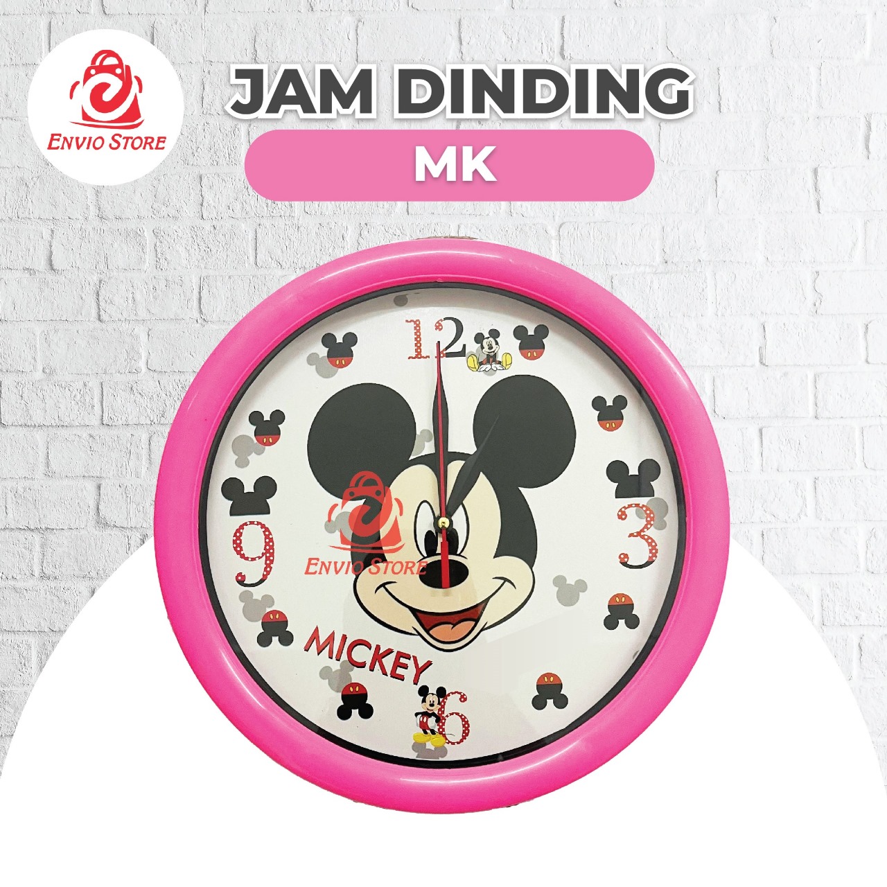 Jam Dinding Karakter 28cm - Mickey Mouse (MK)