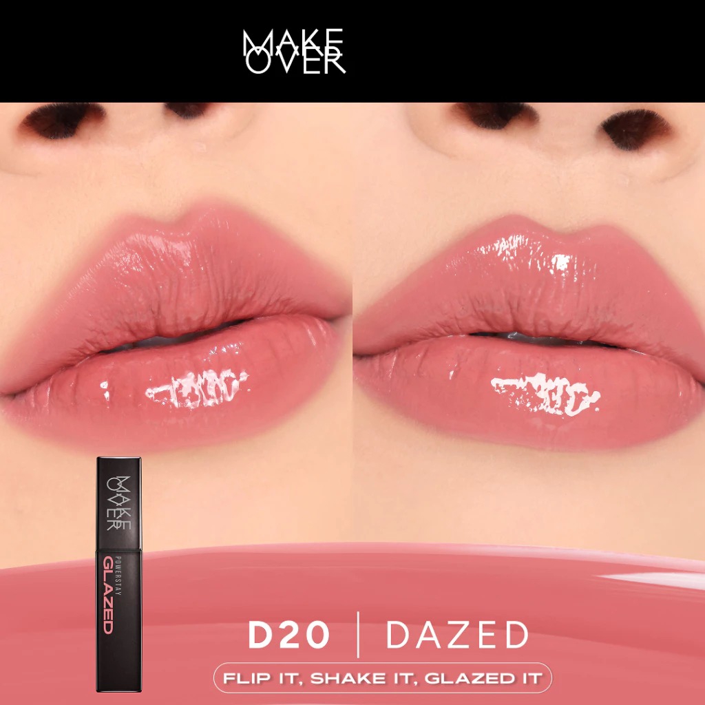 Make Over Powerstay Glazed Lock Lip Pigment 3gr - D20 Dazed