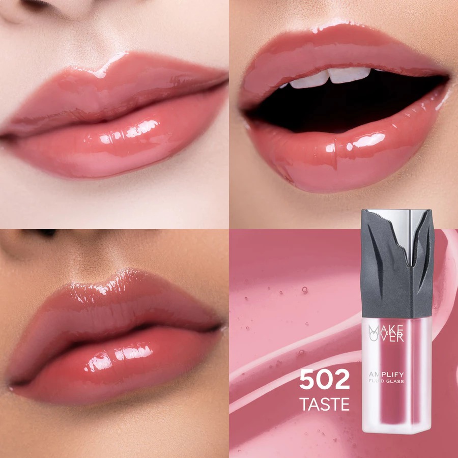 Make Over Amplify Fluid Glass 3.8gr - 502 Taste Make Over Amplify Fluid Glass 3.8gr - 502 Taste