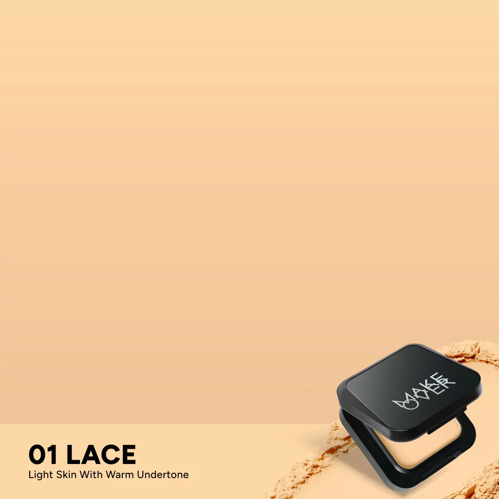 Make Over Perfect Cover Powder Foundation 10gr - 01 Lace