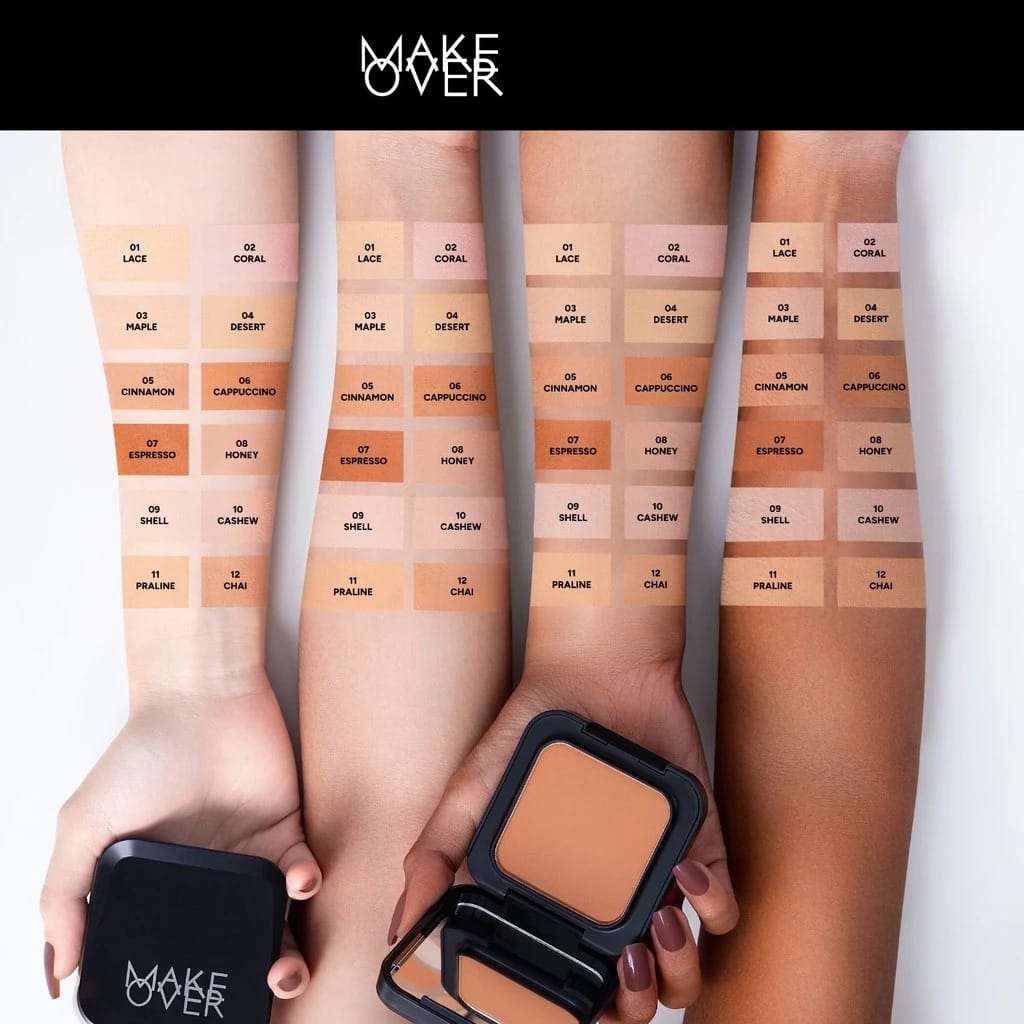Make Over Perfect Cover Powder Foundation 10gr - 06 Cappuccino