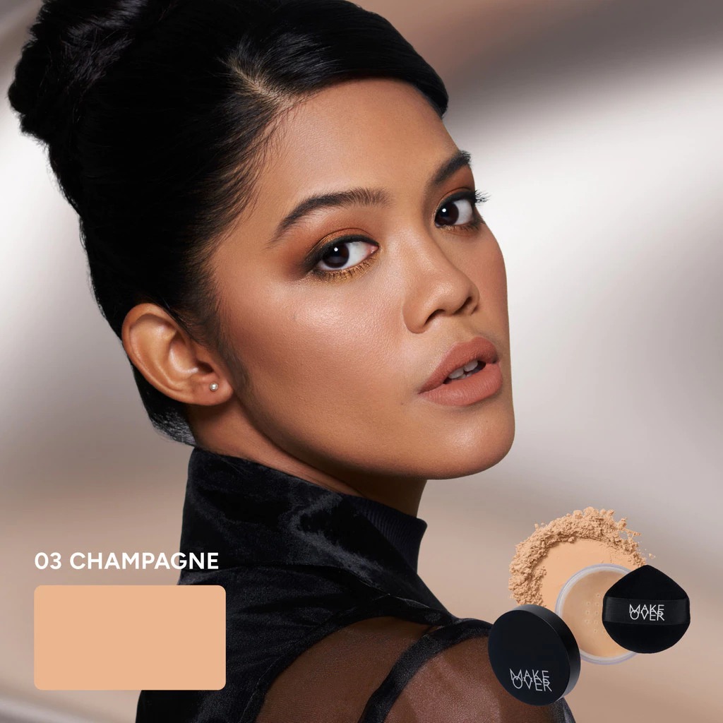 Make Over Silky Smooth Translucent Powder 30gr - 03 Champagne