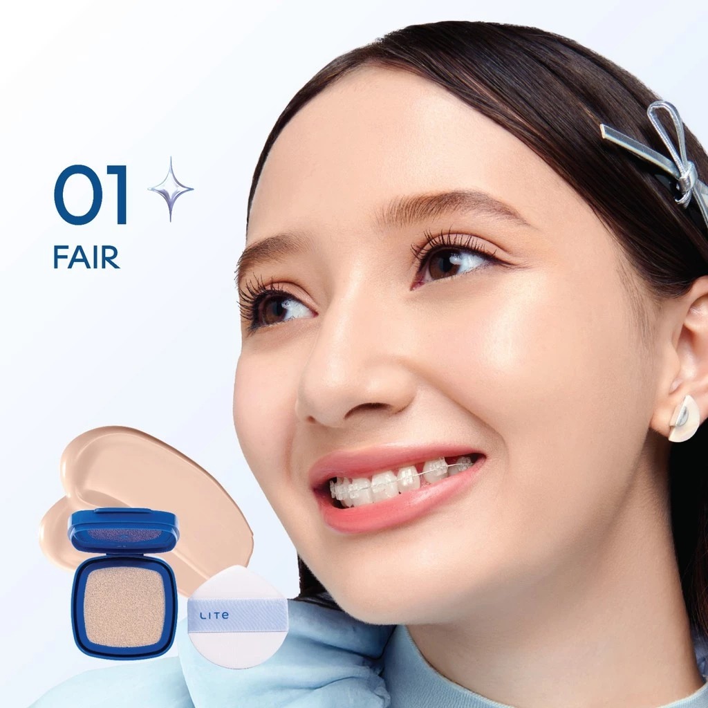 Wardah Lite Skin Filter Cushion REFILL 11gr - 01 Fair